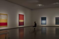  Vista dell'installazione dell'esposizione "Mark Rothko"
