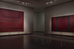  Vista dell'installazione dell'esposizione "Mark Rothko"