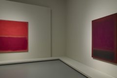  Vista dell'installazione dell'esposizione "Mark Rothko"